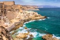 Fortress and city walls in Melilla. Royalty Free Stock Photo