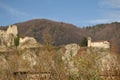 The Fortress of the country Nozza with the remains of the Castle