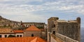 Fortress in Dubrovnik Ancient town sea view, Croatia