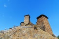 Fortress Keselo in Upper Omalo village. Tusheti Nature Reserve. Georgia