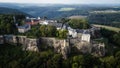 View of KÃÂ¶nigstein Fortress in Saxon Switzerland, National park Saxon Switzerland, Germany