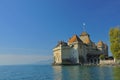 Fortress on lake geneva