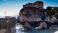 Fortress Lovrijenac is a Game of Thrones Shooting Set in Dubrovnik Royalty Free Stock Photo