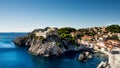 Fortress Lovrijenac is a Game of Thrones Shooting Set in Dubrovnik Royalty Free Stock Photo