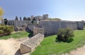 Fortress in medieval city, Rhodes - Rhodes Island - Greece Royalty Free Stock Photo