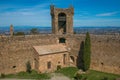 The Fortress of Montalcino is was built in 1381 by Domenico di Feo and Mino Foresi and incorporates part of the walls and towers o