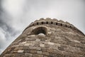 Fortress of the Old Sity Baku, entrance gate. Historical core of Azerbaijan Baku Royalty Free Stock Photo