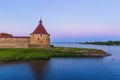 Fortress Oreshek on a small island on the Neva River - Leningrad Region Russia