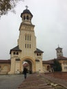 Alba Iulia fortress, An old city in Romania. Church at the entrance