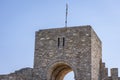 Fortress ruins on Kaliakra cape in Bulgaria Royalty Free Stock Photo