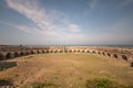 Fortress ruins in Rumeli Feneri, Turkey