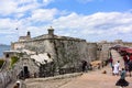 The fortress of San Carlos de La Cabana in Havana and its Harbor. March 27, 2019. Havana. Cuba.