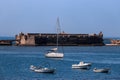 Fortress of San Sebastian on the shores of the ancient maritime city of Cadiz