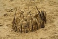 Fortress Sand Castle Royalty Free Stock Photo