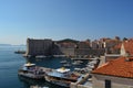 At the fortress on the sea coast of the Adriatic Sea. Dubrovnik