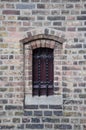 Fortress shuttered window Royalty Free Stock Photo