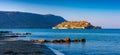 Fortress of Spinalonga, Crete, Greece Royalty Free Stock Photo