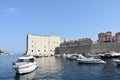 Antique charm of old Dubrovnik. The fortress of St. Ivan