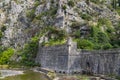 The fortress of St. John, the Illyrian Fort, the Bastion of Riva near the Sea gate. Kotor, Montenegro