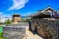 Fortress in Suwon, Hwaseong Fortress is the wall surrounding the center of Suwon seoul,South Korea Royalty Free Stock Photo