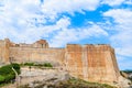 Fortress tower of Bonifacio town, Corsica island, FranceA view of Bonifacio citadel and city walls, Corsica island, France