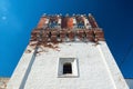 Fortress tower of the Novodevichy convent in Moscow Royalty Free Stock Photo