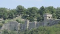 fortress tower and wall of the fortress of Tsarevets. The town o