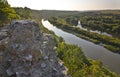 Fortress Trenches Holy Trinity XVII century. Zbruch river