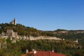 Fortress Tsarevets in Bulgaria, Veliko Tarnovo. Royalty Free Stock Photo