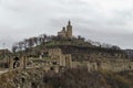 The fortress of Tsarevets is a medieval stronghold located on a hill with the same name in Veliko Tarnovo, the old capital Royalty Free Stock Photo