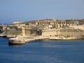 The fortress in Vittoriosa, Malta Royalty Free Stock Photo