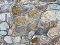 fortress wall castle stone rocks ancient retro garden barrier weathered stones