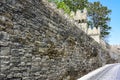 Fortress wall in the old city of Baku. Azerbaijan - May 2019.