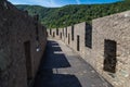 Fortress wall. Reichenstein Castle, Germany