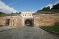 Fortress wall and Tabor Gate Taborska Brana , the entrance to