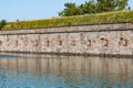 Fortress Walls at Fort Monroe in Hampton, Virginia