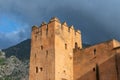 Fortress Walls at the Kasbah of Chefchaouen Morocco Royalty Free Stock Photo