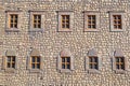 Fortress Windows Royalty Free Stock Photo