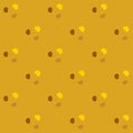Fortuna gold geometric pattern of abstract elements. Fortuna gold background with yellow, brown abstract Royalty Free Stock Photo