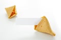 Fortune cookie Royalty Free Stock Photo