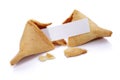 Fortune cookie Royalty Free Stock Photo