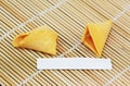 Fortune Cookie Blank Royalty Free Stock Photo