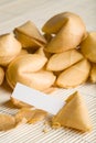 Fortune cookie blank Royalty Free Stock Photo