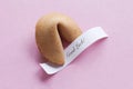 Fortune cookie: Good Luck! Royalty Free Stock Photo