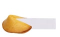 Fortune Cookie Message Royalty Free Stock Photo