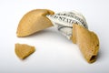 Fortune Cookie Money Royalty Free Stock Photo