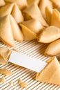 Fortune cookie your text Royalty Free Stock Photo