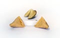 Fortune cookies with blank paper