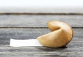 Fortune cookies with blank paper Royalty Free Stock Photo