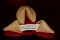 Fortune cookies with a wisdom are lying in a studio Royalty Free Stock Photo